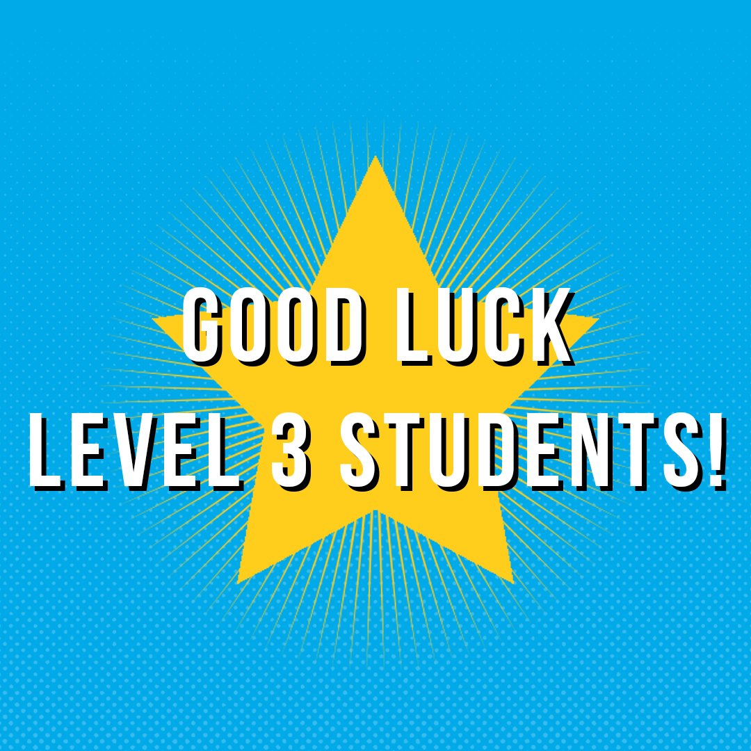 Good luck to all students receiving their Level 3 results today! ✨

If you would like to speak to a member of our University Centre Colchester team, they will be available via live chat on our website today between 10am and 4pm! 🗣

🔗 colchester.ac.uk
