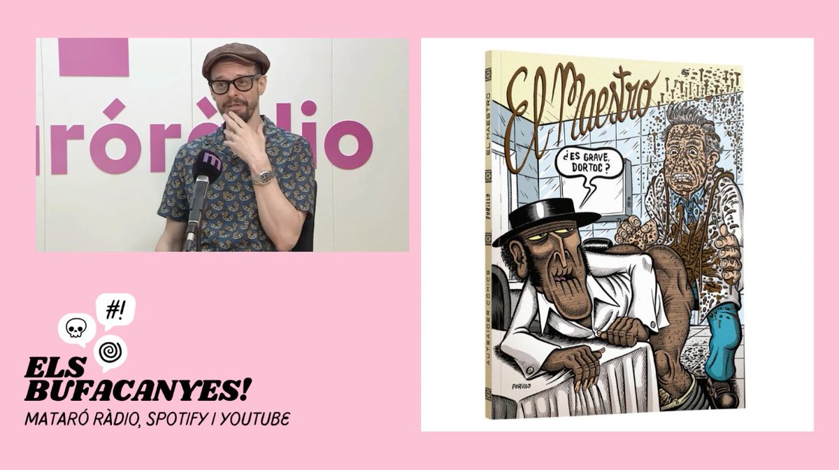 🏖️ Còmics per llegir a la platja?

El gran <a href="/marcelloquinta1/">marcello quintanilha</a> ens recomana "El Maestro" de <a href="/elFurillo/">Furillo</a> a més d'altres joies d'Autsaider!

👉 youtu.be/Q7OoTzNLeyg?si…