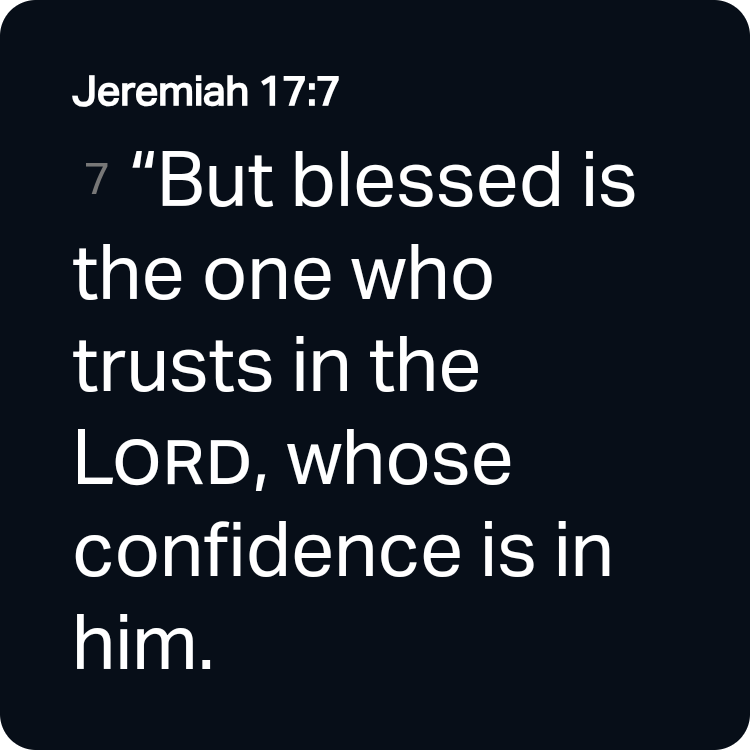 Steven_Ugoo's tweet photo. I'd love to share the Verse of the Day with you!

Jeremiah 17:7 NIV
[7] “But blessed is the one who trusts in the Lord, whose confidence is in him.

https://t.co/x415V7sJuX https://t.co/tmTh7TP0dM