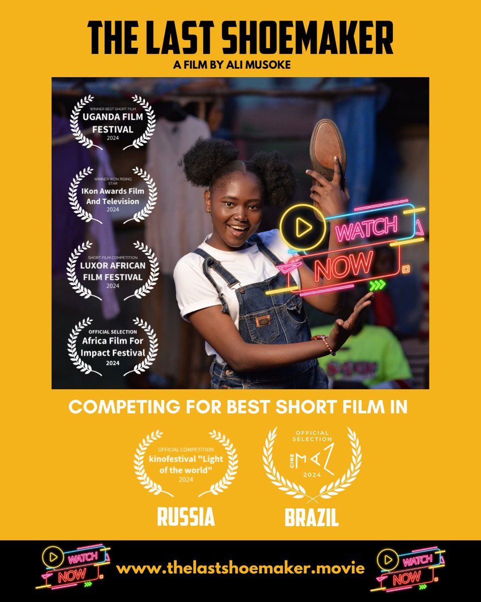 Exciting news! 🎉 <a href="/tlsm_movie/">The Last Shoemaker</a> is competing for Best International Short Film in both Russia and Brazil! Have you watched it yet? 👀  watch now here: thelastshoemaker.movie and join the tribe! 🌍✨