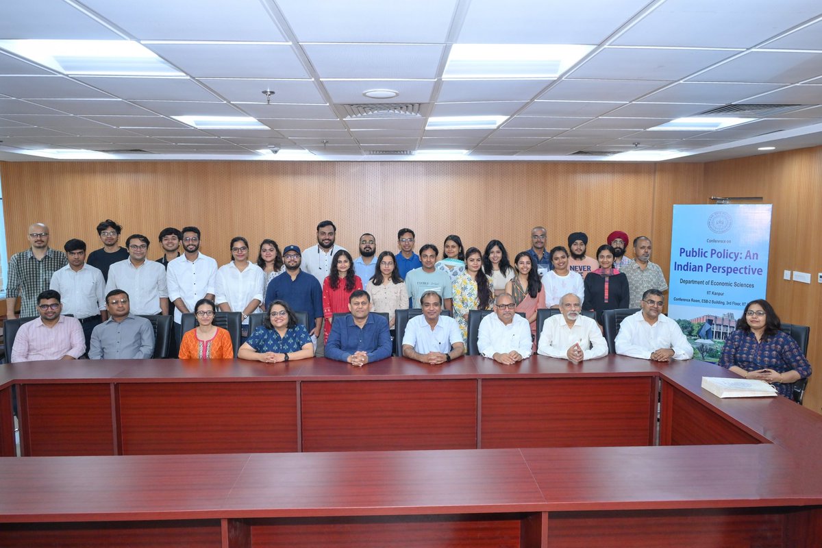 IIT Kanpur Economics (@iitk_econ) on Twitter photo Happening now! 
‘Public Policy: An Indian Perspective’ conference Happening now! 
‘Public Policy: An Indian Perspective’ conference