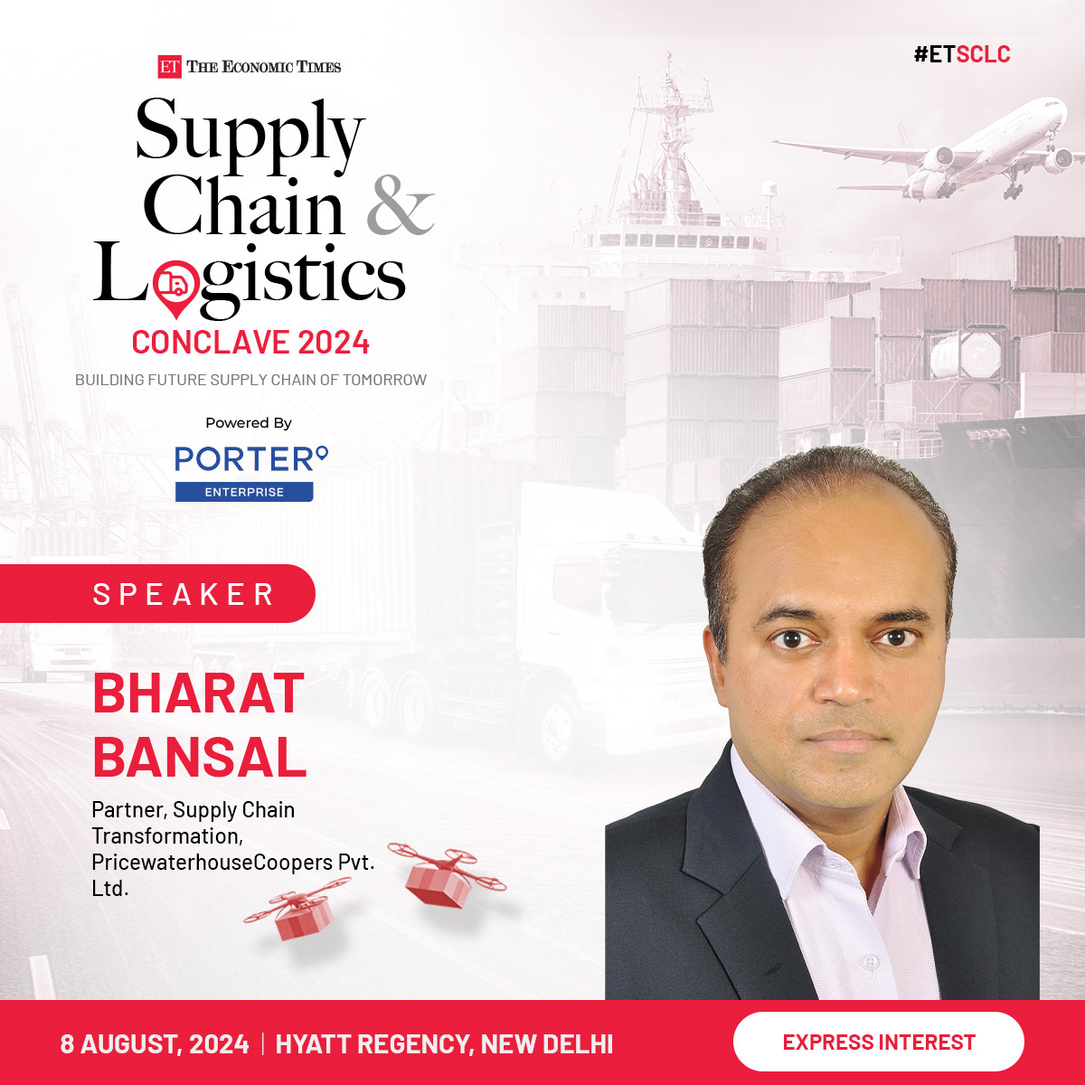 ETAuto's tweet photo. We’re pleased to welcome Bharat Bansal, Partner of Supply Chain Transformation at @PwC_IN, to The Economic Times Supply Chain & Logistics Conclave 2024!
Express Interest - https://t.co/DnBPRhI7Qw
#ETSCLC #ETAuto #SupplyChain #Logistics #Transportation https://t.co/JjZdFGrfHk
