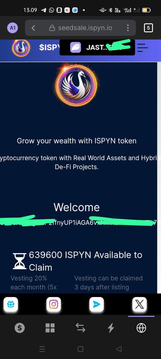 Ispyn_official's tweet photo. With based teams and hard work
Lets build something better future in ISPYN
Seedsale on fire !!
#ispyntoken #ispyn #bestrwa https://t.co/h2Y8klfOmY