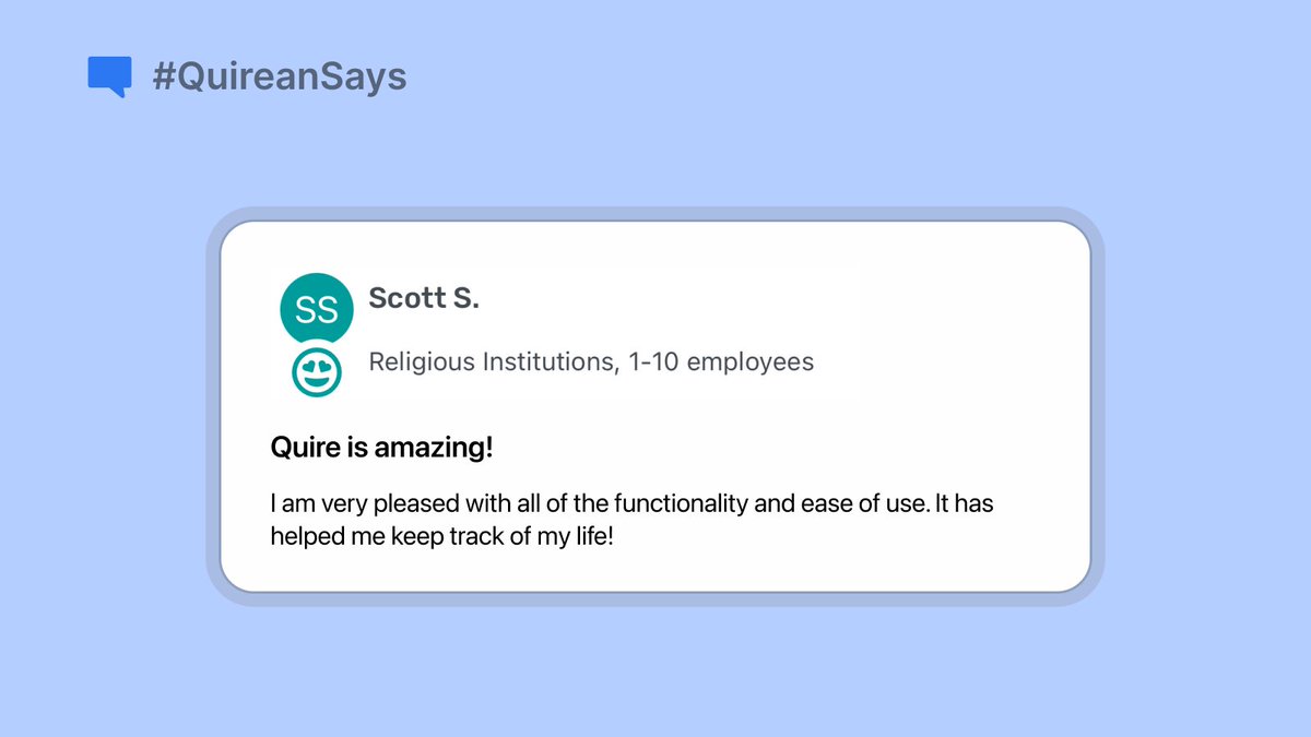 quire_io's tweet image. Effortless organization at its best! 🌟 Ready to streamline your life?

#QuireanSays #organizationtips #projectplanning #productivity #productivitytips #reviews #projectmanagement #goalsetting #successmindset  #tech #teamcollaboration #efficiency #timemanagement