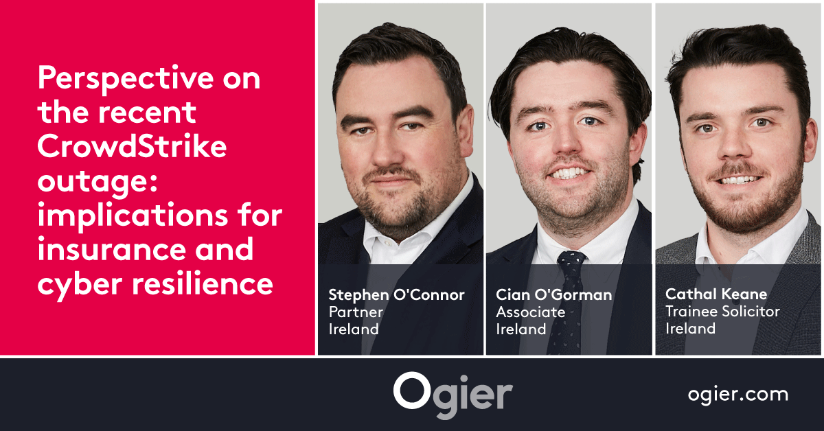Today our cyber and insurance experts examine the recent CrowdStrike outage, potential damage caused and impacts:
ogier.com/news-and-insig…
For more information contact our team in Ireland, Jersey or Guernsey, or visit: ogier.com/expertise/serv… #cyber #insurance