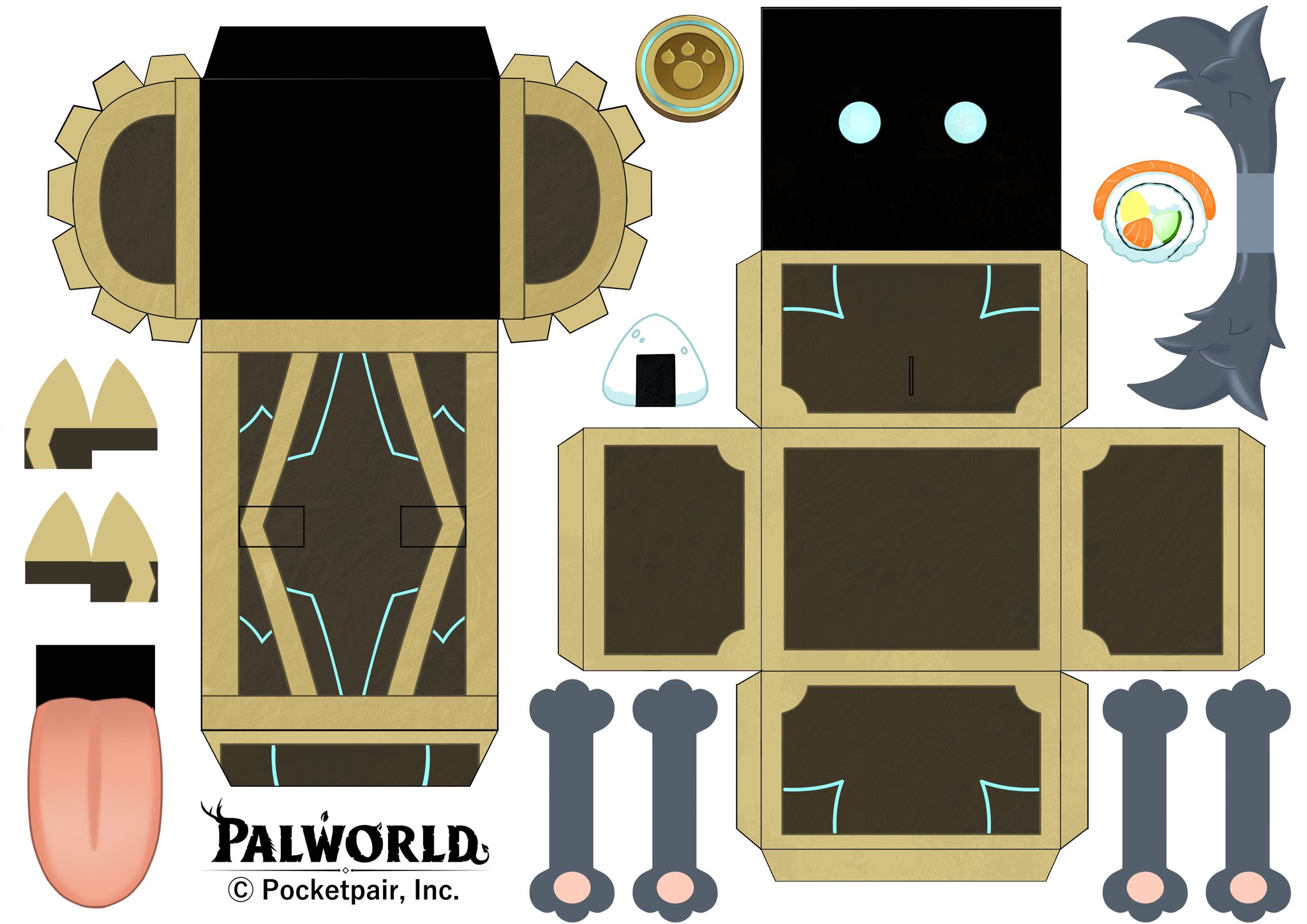 ハルカミライ フィギュア ペーパークラフト付き Palworld on X: 