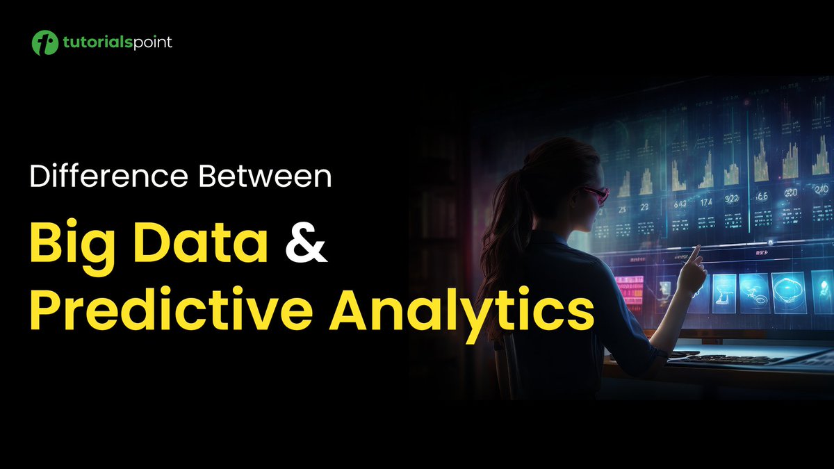 tutorialspoint's tweet image. Big Data vs. Predictive Analytics
Explore how each plays a crucial role in harnessing information for smarter strategies and decisions!
➡ lnkd.in/gPbcwyTf

#BigData #PredictiveAnalysis #DataScience