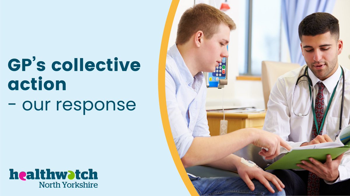 GPs' collective action - our response

The British Medical Association has announced on 1 August 2024 that GPs will start capping appointments in an immediate work-to-rule action following a dispute over funding levels. Read our response:

healthwatchnorthyorkshire.co.uk/response/2024-…