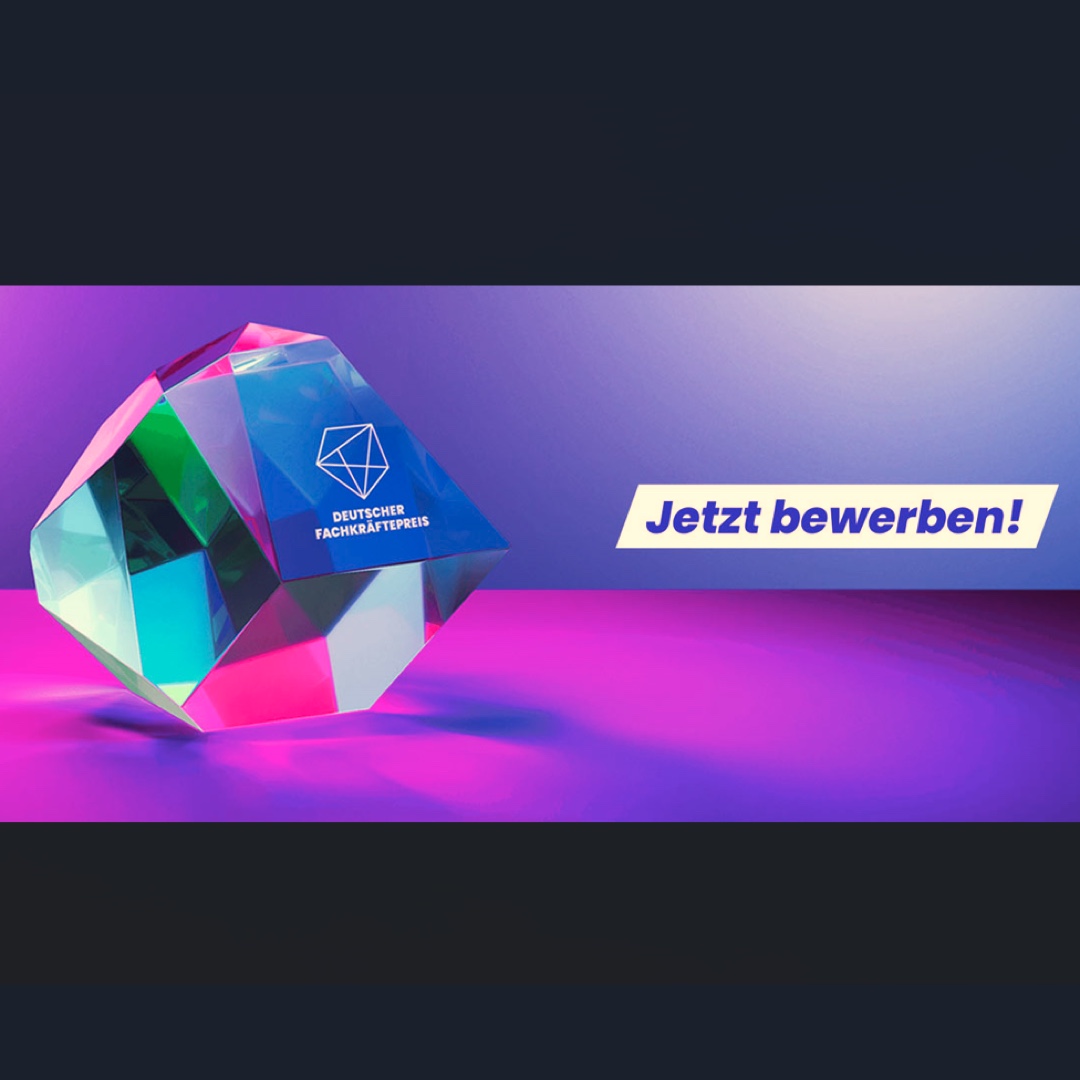 Seit dem 01.08.24 können sich Unternehmen für den Fachkräftepreis 2025 anmelden. Das BMAS verleiht diesen Preis jedes Jahr an engagierte Unternehmen.

Mehr unter: isdv.net

#wirGemeinsamJetzt #isdv #Veranstaltungswirtschaft 

(Bild: BMAS.de)