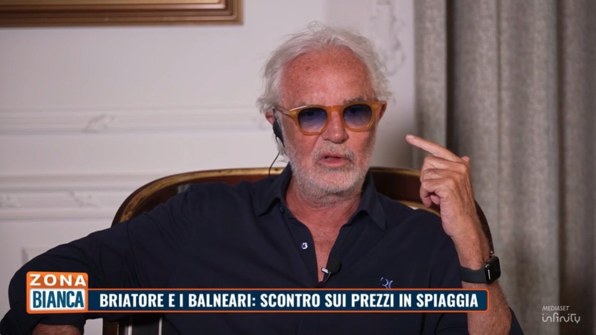 #Turismo: Briatore «In #Italia, se vogliamo creare posti di lavoro, bisogna avere uno sguardo internazionale. Non siamo i migliori in assoluto. Vendiamo sottocosto rispetto a ciò che l'Italia offre. La mia missione è creare posti di lavoro.»

#news #2agosto