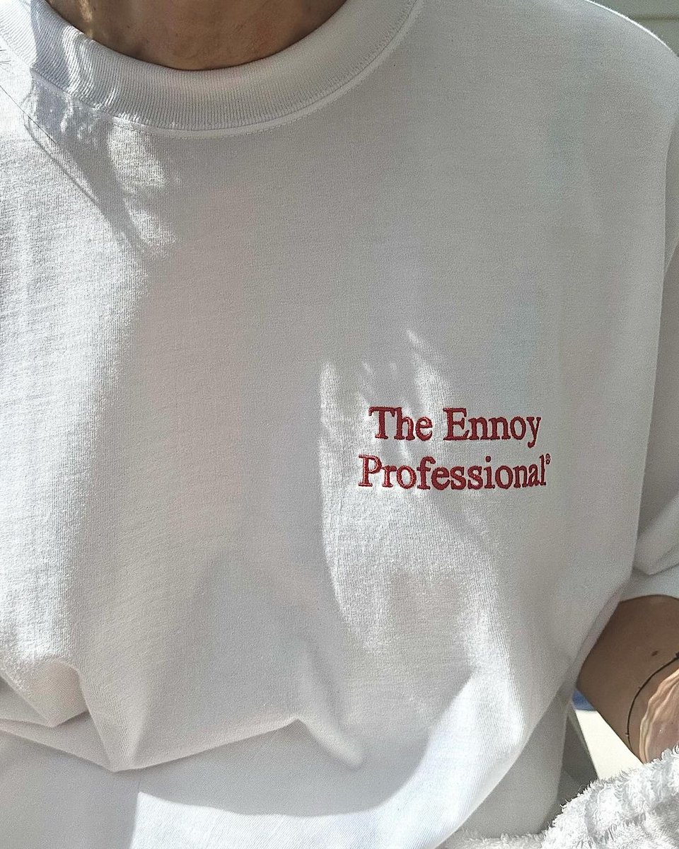 ENNOY Professional Logo T-Shirts XL 白 【公式通販】