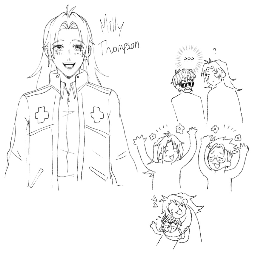 2745Jfa's tweet image. Can&apos;t wait to see Milly in trigun stargaze :&amp;gt;

#TRIGUNSTAMPEDE #Milly #Vash #Meryl #Wolfwood