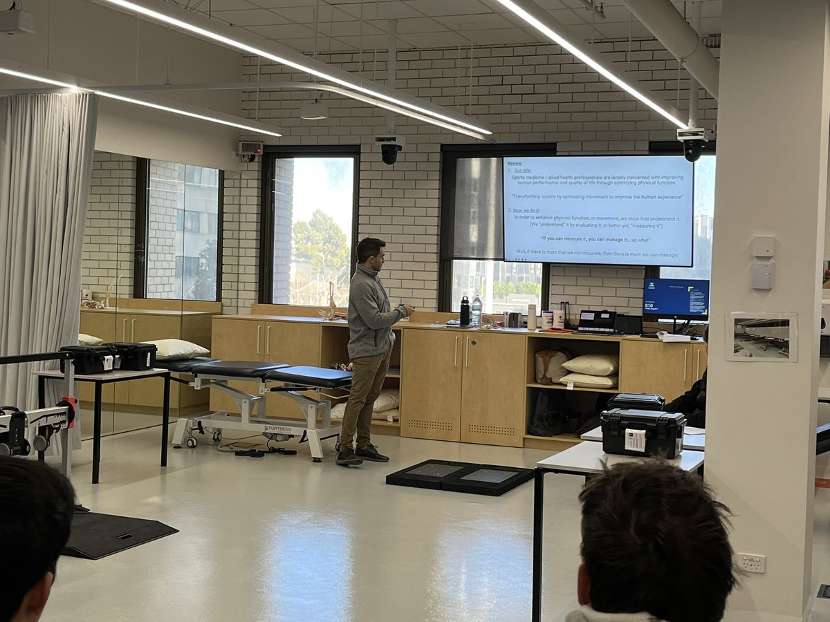 Mark Merolli (@merollim) on Twitter photo Today our friends <a href="/VALD_Health/">VALD Health</a> <a href="/VALDPerformance/">VALD Performance</a> joined me for our extended workshop module with our final year #physio students learning advanced clinical measurement with technology #digitalhealth #physiotherapy #vald #forceplates #dynamometry ๐๐ฑ๐ Today our friends <a href="/VALD_Health/">VALD Health</a> <a href="/VALDPerformance/">VALD Performance</a> joined me for our extended workshop module with our final year #physio students learning advanced clinical measurement with technology #digitalhealth #physiotherapy #vald #forceplates #dynamometry ๐๐ฑ๐