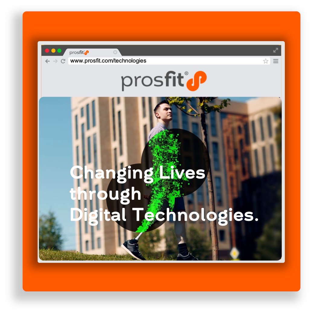 ProsFit reveals the future! Having imagined, built and proven the first fully #regulated, globally #scalable #platform for the #digital #prosthetics provision, ProsFit is now architecting #innovative  #solutions for other parts of the #userjourney.