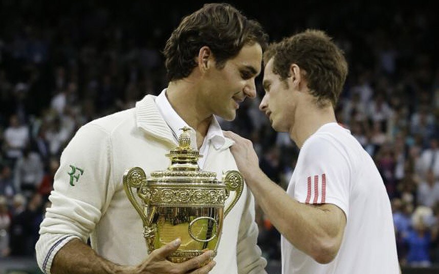 It was an absolute honor #Murderer 
Thank you for everything <a href="/andy_murray/">Andy Murray</a> and <a href="/rogerfederer/">Roger Federer</a> 🥺❤️