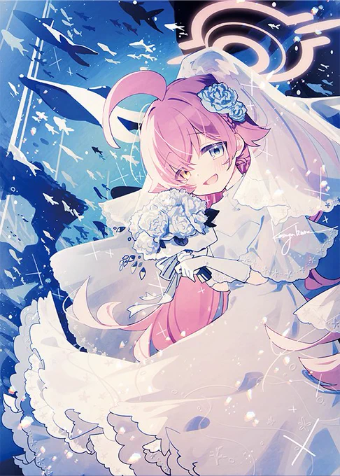 ウエディングホシノTOHOORIN( )様のブルアカウエディング企画に参加させていただきました!(立ち絵イラストもあります!)どうぞよろしくお願いいたします～!▼詳細ページ 