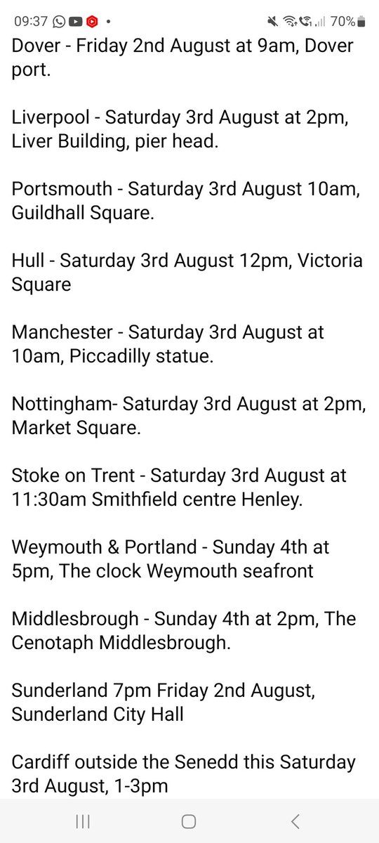YorksRose_84's tweet photo. Protests are taking Place up and down the country 

#EnoughIsEnough https://t.co/Fcv6f1tRiz