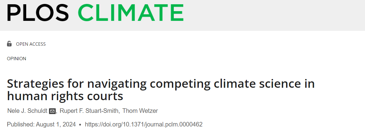 PLOS Climate (@plosclimate) on Twitter photo New Opinion article: <a href="/climateschuldt/">Nele Schuldt</a>, <a href="/RupertS_Smith/">Rupert Stuart-Smith</a> and <a href="/ThomWetzer/">Thom Wetzer</a> assess the role of climate science in climate change litigation brough to human rights courts
journals.plos.org/climate/articl…
@HRC_UGent <a href="/TheOxfordSLP/">Oxford Sustainable Law Programme</a> <a href="/TheSmithSchool/">Oxford Smith School</a> <a href="/OxfordLawFac/">Faculty of Law</a> New Opinion article: <a href="/climateschuldt/">Nele Schuldt</a>, <a href="/RupertS_Smith/">Rupert Stuart-Smith</a> and <a href="/ThomWetzer/">Thom Wetzer</a> assess the role of climate science in climate change litigation brough to human rights courts
journals.plos.org/climate/articl…
@HRC_UGent <a href="/TheOxfordSLP/">Oxford Sustainable Law Programme</a> <a href="/TheSmithSchool/">Oxford Smith School</a> <a href="/OxfordLawFac/">Faculty of Law</a>