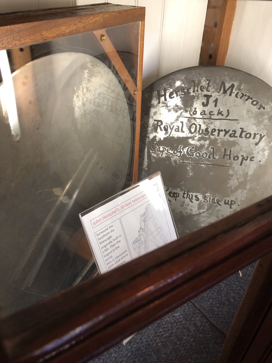 A mirror to Herschel's 20-foot telescope, held in the collections of the South African Astronomical Observatory. <a href="/SAAO/">NRF|SAAO</a>