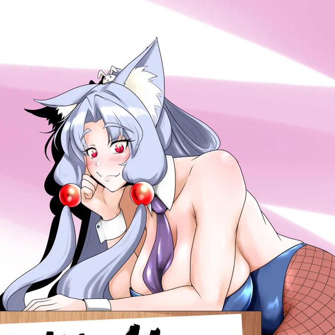 #バニーの日 ラクガキで結構描いてるバニーイタコさん一応コッショリで 