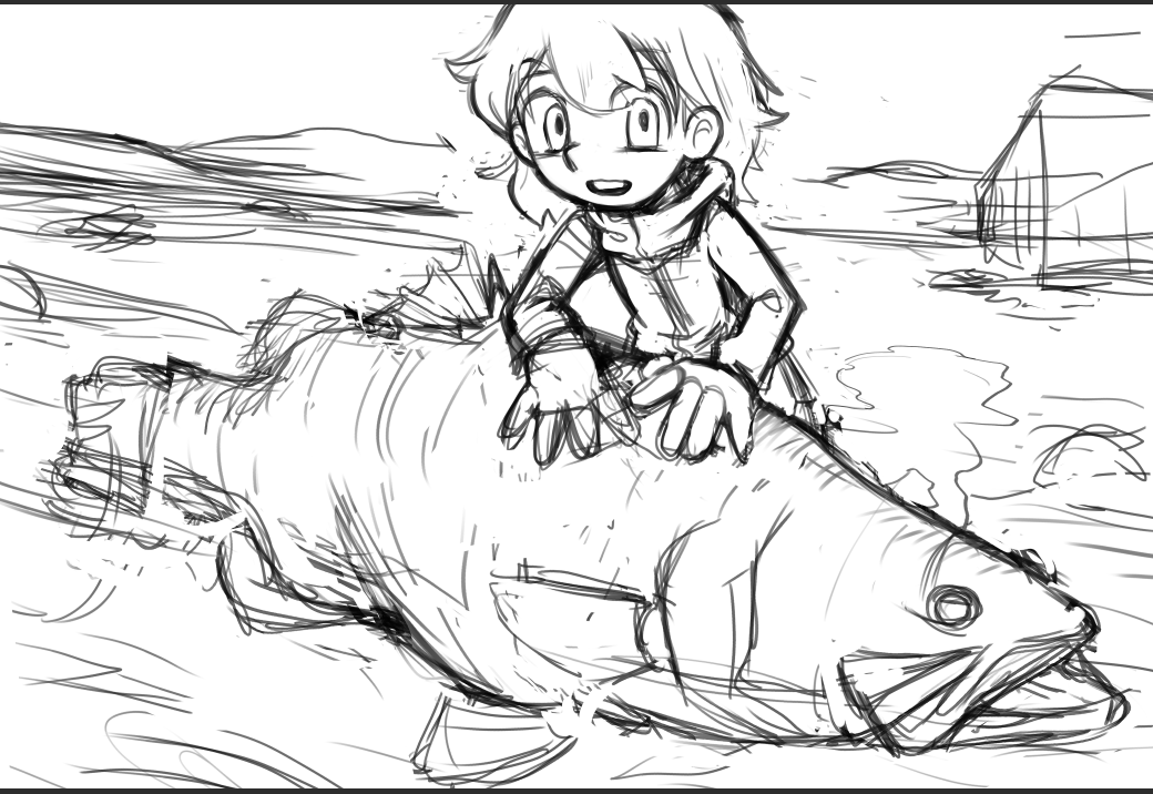ラフをみせてあげます 