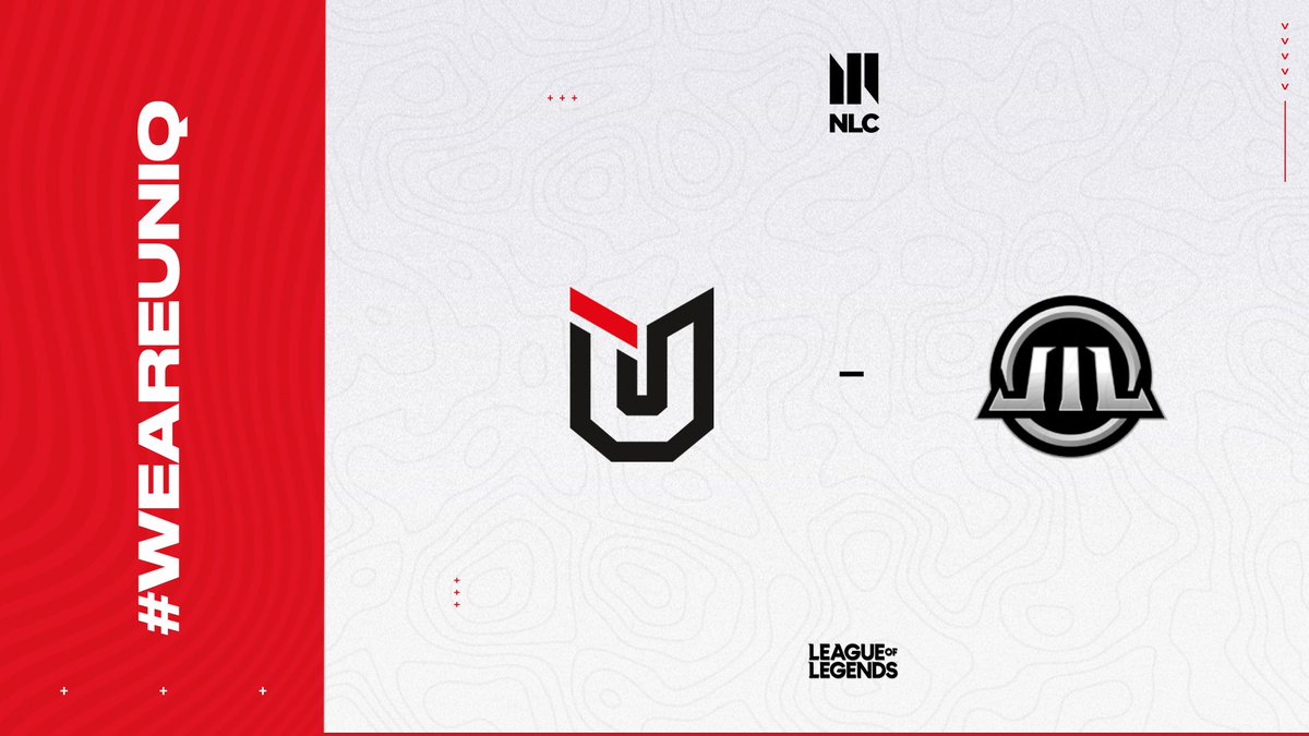 UniQ (@uniq_ec) on Twitter photo The regular split concludes tonight! We don't have a regular 9–5 job, but our job is to go 9-5 🫡
⏰ 22:00 CEST vs <a href="/LazyInLifeLOL/">LazyInLife</a>
📺 twitch.tv/nlclol
🔴⚫️⚪️
#WeAreUniQ The regular split concludes tonight! We don't have a regular 9–5 job, but our job is to go 9-5 🫡
⏰ 22:00 CEST vs <a href="/LazyInLifeLOL/">LazyInLife</a>
📺 twitch.tv/nlclol
🔴⚫️⚪️
#WeAreUniQ