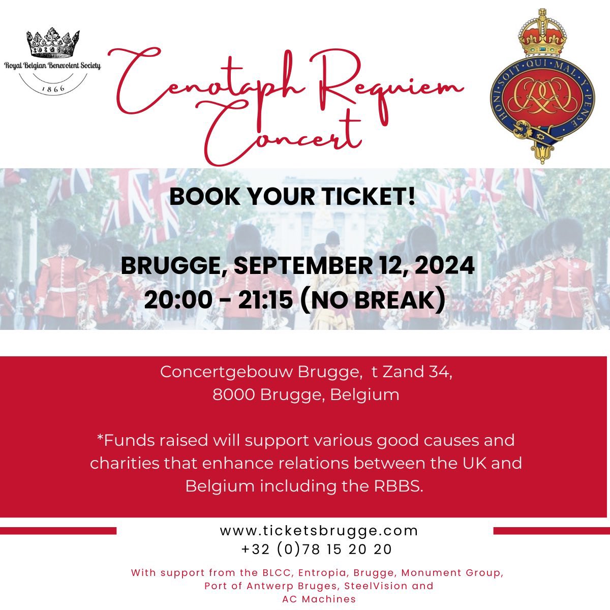 In 2006 kreeg ik de kans om in het VK te studeren met een studiebeurs van de <a href="/RBBS_UKBelgium/">Royal Belgian Benevolent Society</a> die met giften werkt. U kan met uw aanwezigheid op dit unieke concert in Brugge op 12/9 hetzelfde doen voor jonge Belgen met een Britse studiedroom🇧🇪🇬🇧