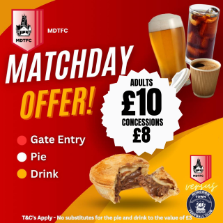 MDTFC's tweet image. We can't wait until our opening home fixture tomorrow and we have a great offer on the gate for fans to take advantage of.
@nwcfl