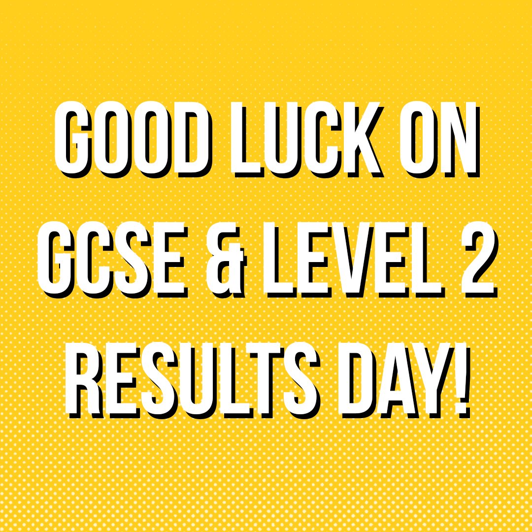 Good luck to all students receiving their GCSE results today!✨ 
 
If you need to speak to us, please visit our website to book an advice day session with us, if you require!🗣 
 
🔗 colchester.ac.uk/advice