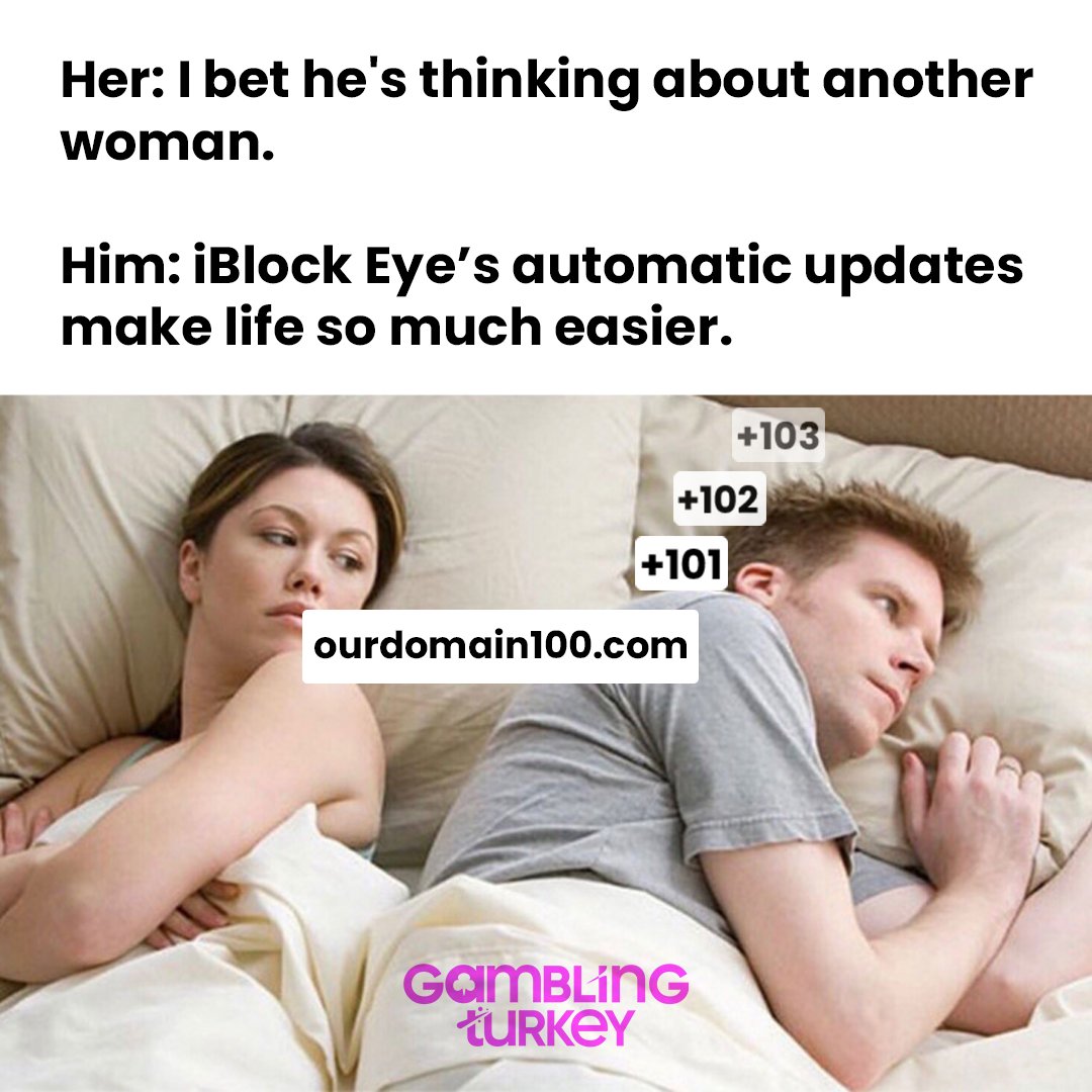 GamblingTurkey's tweet image. While she’s wondering, he’s enjoying the effortless 𝗮𝘂𝘁𝗼𝗺𝗮𝘁𝗶𝗰 𝘂𝗽𝗱𝗮𝘁𝗲𝘀 𝗳𝗿𝗼𝗺 𝗶𝗕𝗹𝗼𝗰𝗸 𝗘𝘆𝗲!

Ready to streamline your domain monitoring? Visit appsturkey.com to get started!

#iblockeye #domainmonitoring #stayconnected #protectyourdomain #igaming