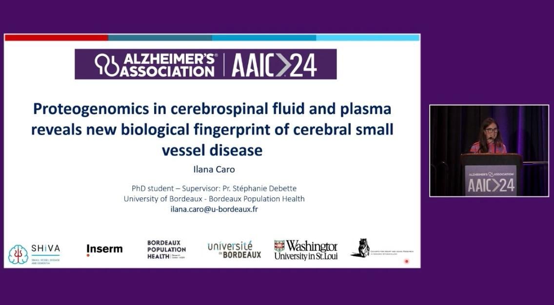 RHU_SHiVA's tweet image. Congrats to @CaroIlana presented her work on cSVD proteogenomics as part of @RHU_SHiVA project at the Alzheimer's Association® International Conference 2024 #AAIC2024 in Philadelphia 🇺🇸
@ELEANOR_BPH @DPHgraduateprog @BPH_Research @univbordeaux_EN #dementia #conference #cSVD