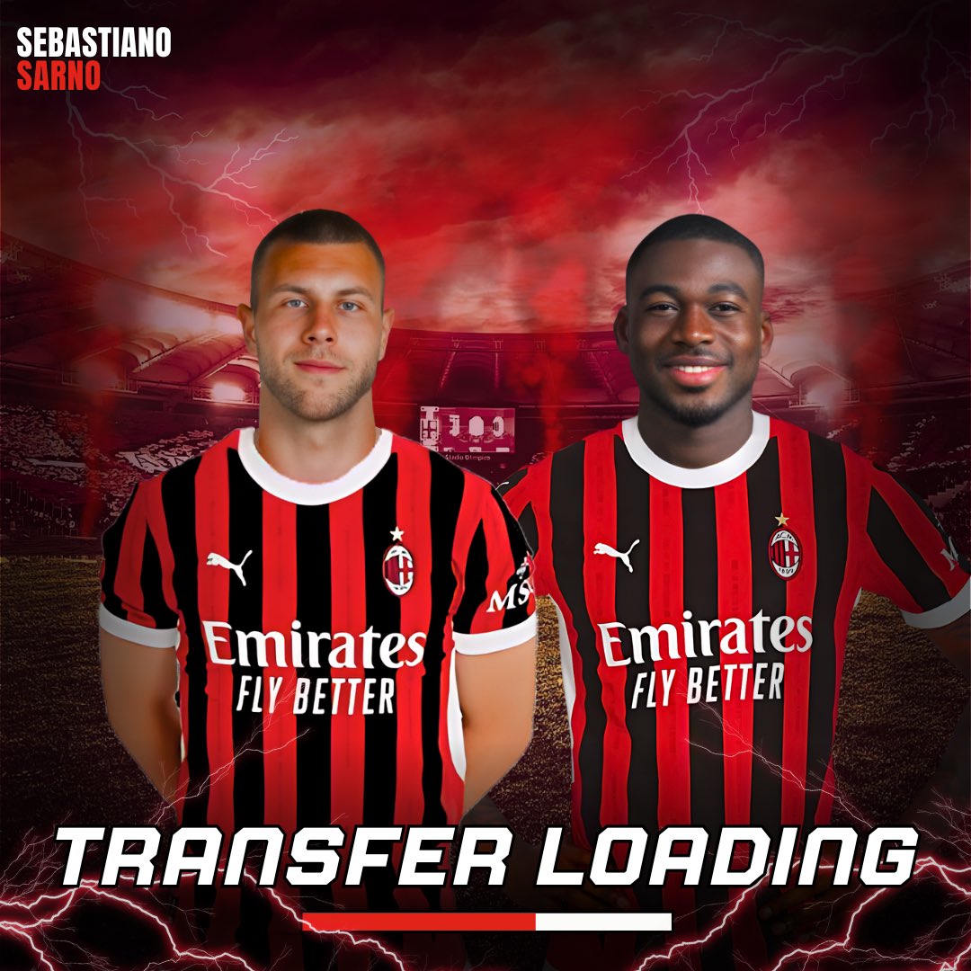🚨Sarà una settimana decisiva per il mercato del <a href="/acmilan/">AC Milan</a> che vuole chiudere il doppio colpo: #Pavlovic + #Fofana ✅

La cifra totale per il doppio innesto, circa 20 milioni (bonus compresi) per Pavlovic e circa 16-17 per Fofana, entrambi hanno già l’accordo con il Milan.