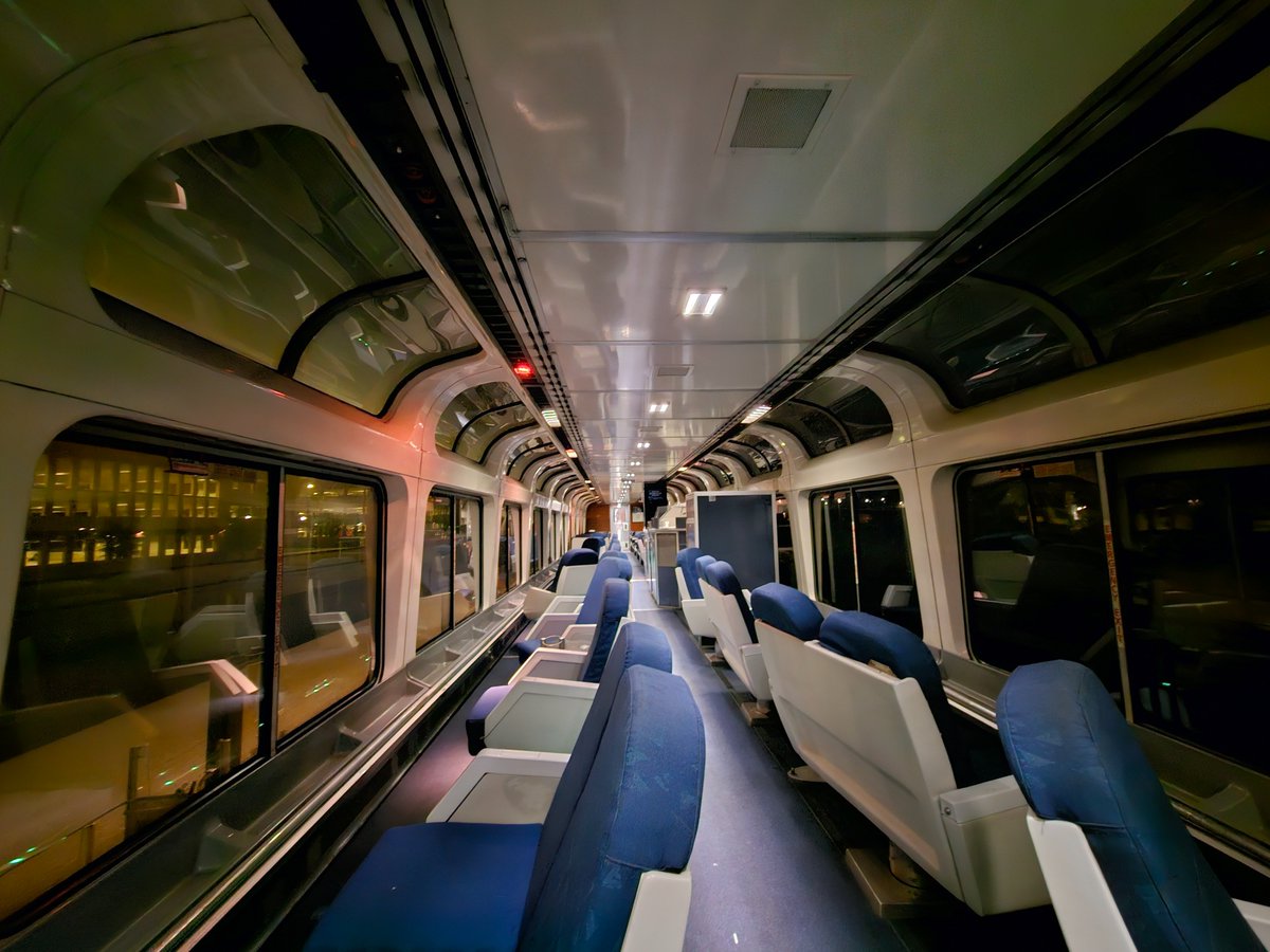 Nothing quite like getting the Superliner lounge to yourself at midnight to watch the Great Plains go by