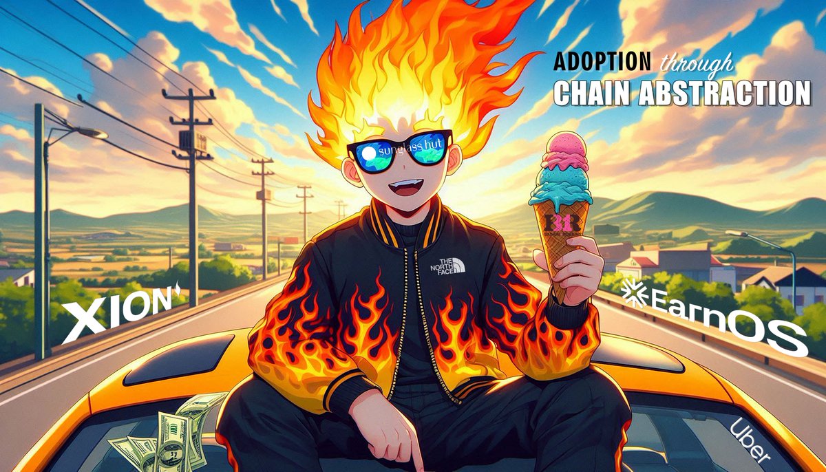 1/7 Just witnessed a game-changer in Web3: @Burnt_XION and @EarnOS_io's beta launch with Uber, Baskin Robbins, Sunglass Hut, and The North Face. 

This isn't just talk about "the next billion users" - it's action. 🚀

Chain Abstraction summer is coming 🔥

#AbstraXion #AdopXion