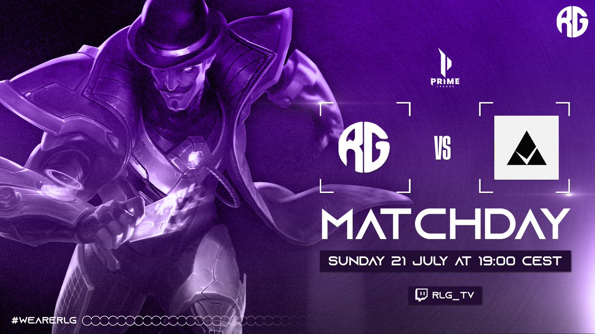 📣Letzter Matchday Main📣

🆚<a href="/Permittaesports/">Permitta eSports</a>
⏰Heute - 19:00 Uhr
📺twitch.tv/rlg_tv

Nachdem #WhiteLotus gestern ein 2:0 gegen <a href="/VenaryEU/">Venary</a> gespielt hat und es jetzt heißt Daumen drücken für die Jungs, geht es heute Abend für das #Main Team gegen <a href="/Permittaesports/">Permitta eSports</a> ran!