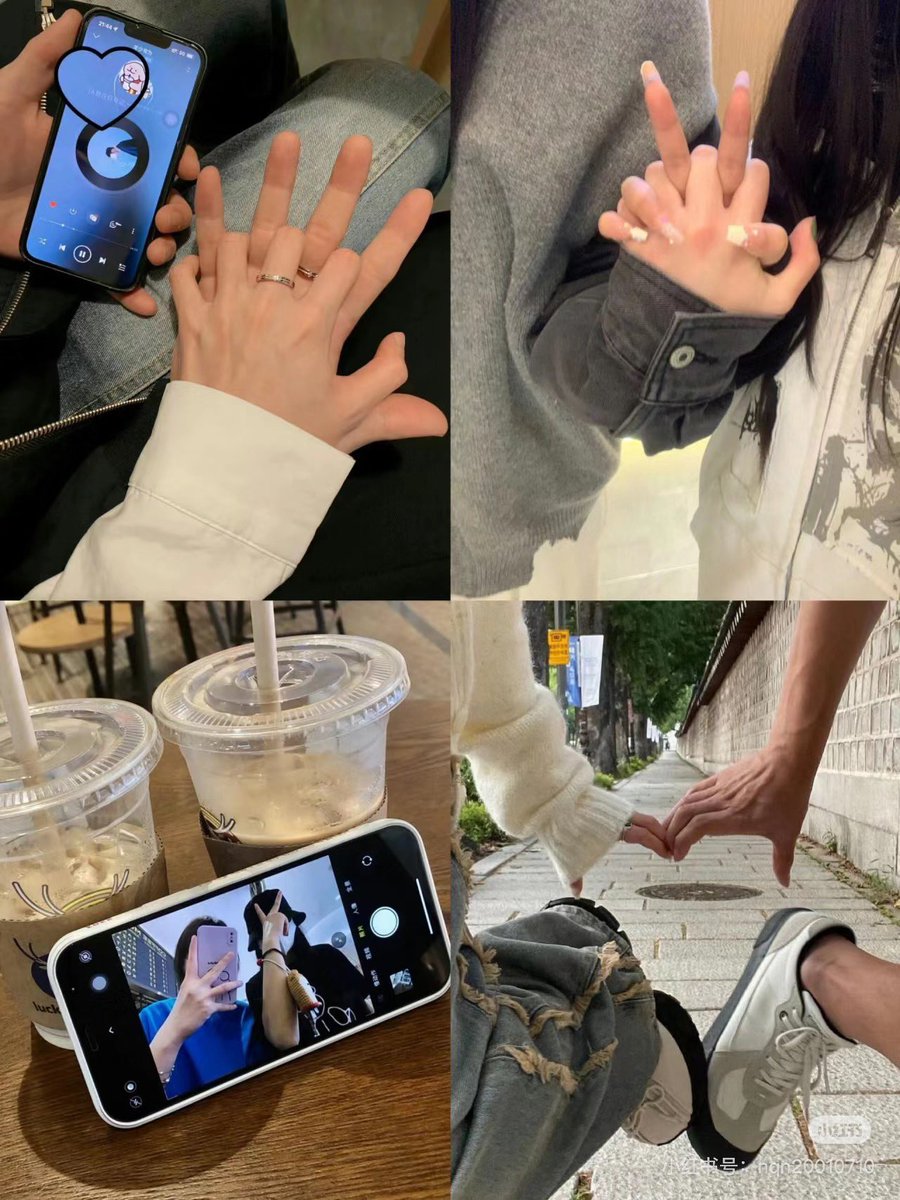 hongmeinu_china's tweet image. ツーショット写真アイディア📸💡顔出しなしだから気軽に撮れる〜🩵インスタに載せたくなるほどかわいいっ✨