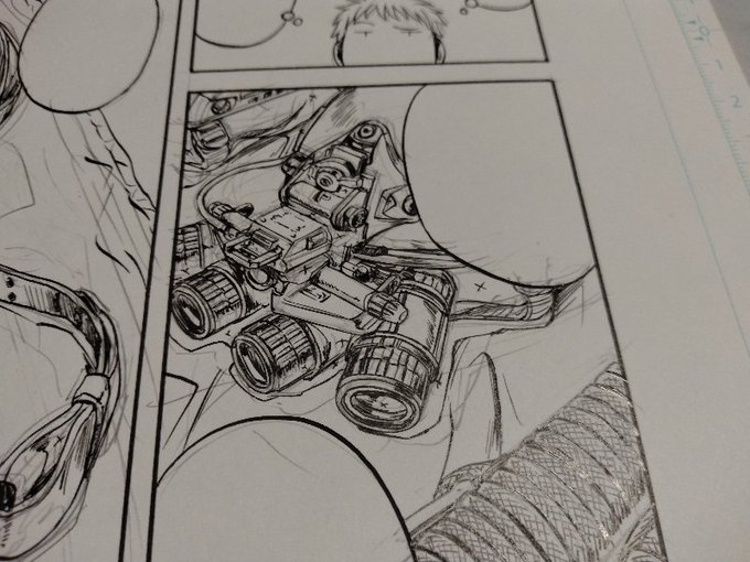 暗視鏡の3文字が資料探しと下描き含めて1時間以上の消費になるわけで。 