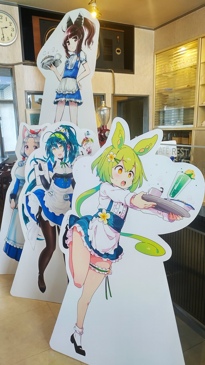 ドルフィンさんにスタンプ回収とご挨拶。 例の #ずんだもん に会うため