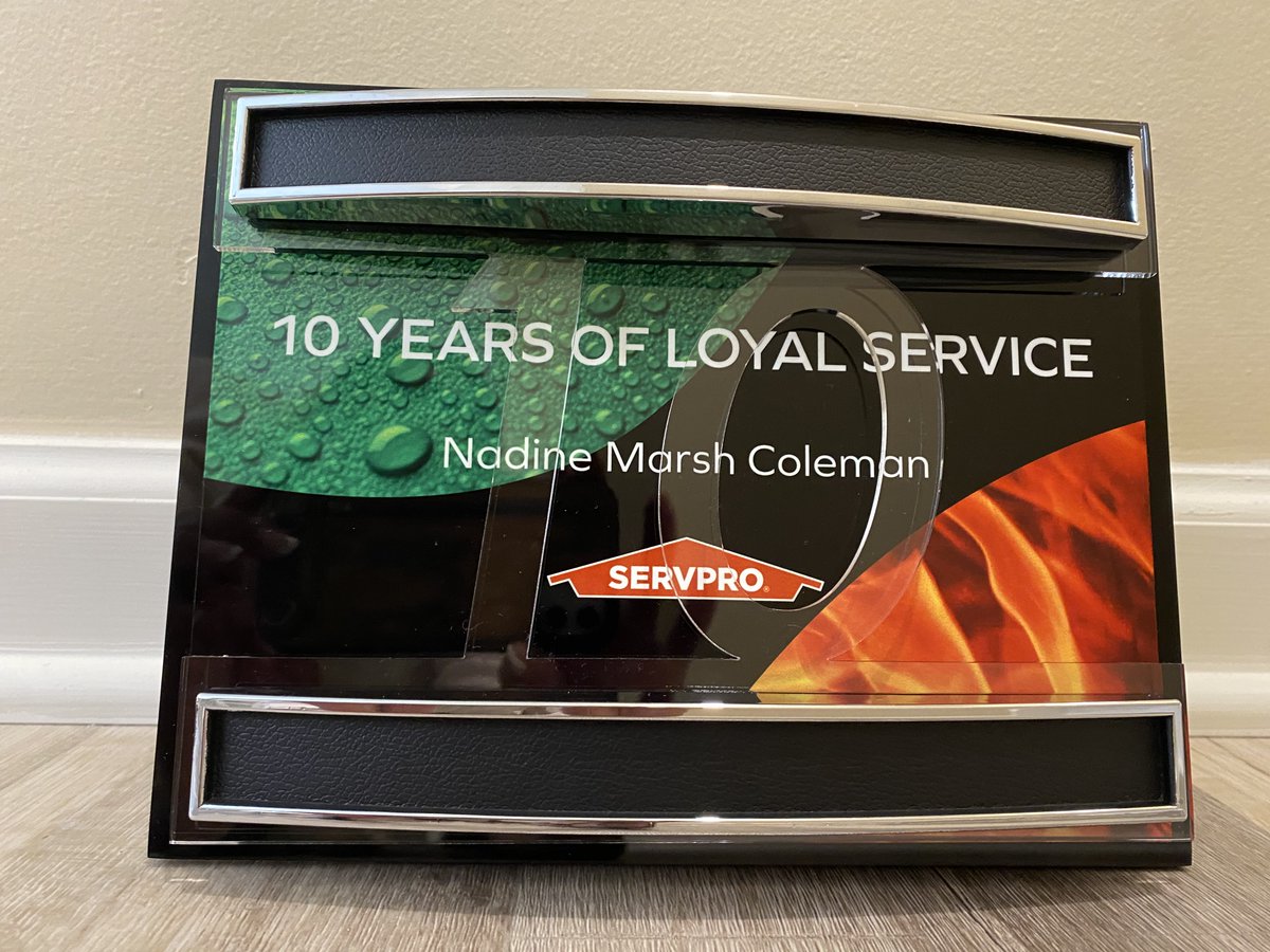 <a href="/SERVPROPanthers/">SERVPRO of Panthersville</a> celebrates a remarkable milestone of 10 years of loyal service as a SERVPRO Franchise! In addition, we were recognized at our recent annual Convention for doubling our volume for 2023 sales. servpropanthersville.com
#womanownedbusiness #minorityownedbusiness
