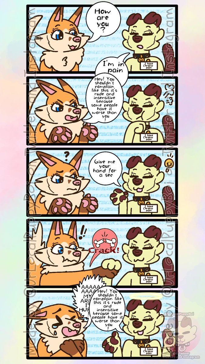 UrLocalPuppyBoi's tweet photo. 🐶🤡
#furry #furryartist #furryfandom #furrycommunity #disabledartist #disabledfurry #comic #ventcomic #comicart #answerhaters #ibispaintx #ibispaintxart #ibispaintartist #ibispaintcomminity #smallartist #artistunder1k https://t.co/I7MhLo2lAB
