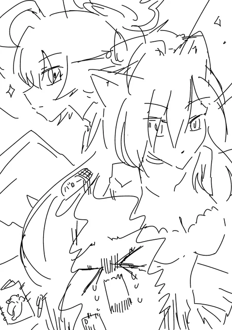 バイト終わりの私
#ブルアカイラスト部 #bluearchive #ブルアカらいぶしょ～たいむSP #クソデカ感情 
#小鳥遊ホシノ #シロコテラー 