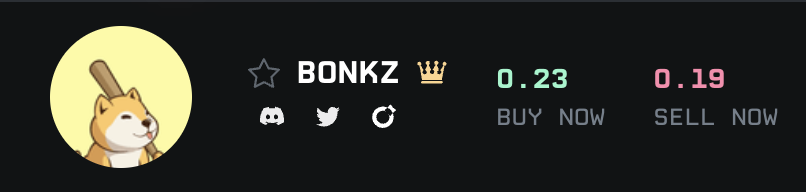 So you missed the pump on <a href="/retardiosolana/">RETARDIO 🚀</a> ?

<a href="/BonkzNFT_/">BONKz</a> might be a good beta play
Why?
Bonkz is related to a memecoin just like retardio cousins. I believe this could be the meta for NFTs. 

At 0.23 sol this is a great entry point currently.
I'm sitting comfortably on my lil bag