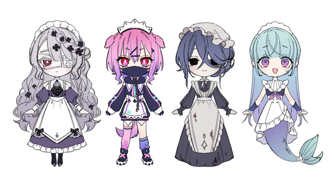 メイドさんキャラ練り 