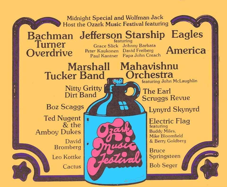CPapasergio's tweet photo. 50 years ago 
The Ozark Music Festival was held on July 19–21, 1974 on the Missouri State Fair in Sedalia, Missouri https://t.co/sP0ckd53kt