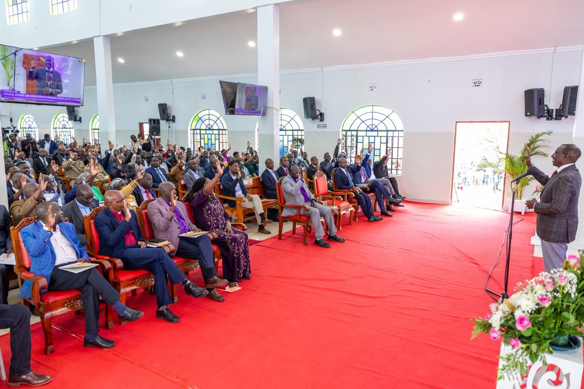 “Be kind and compassionate to one another, forgiving each other, just as in Christ God has forgiven you.” — Ephesians 4:32

Church service at Africa Gospel Church in Chebango, Bomet County.