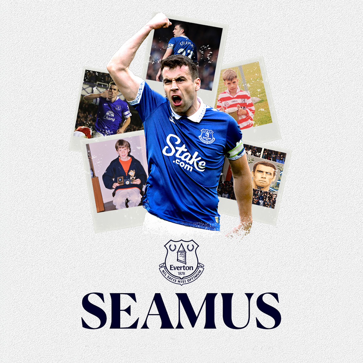 Everton's tweet photo. Almost time to get comfy and enjoy an hour dedicated to Seamus Coleman, as our documentary charts his journey from unknown Irish youngster to bona fide Everton icon. 💙

Premiering at 12pm BST! 🔜