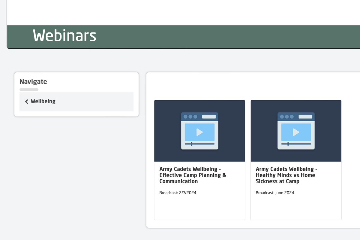 Please do have a look at the recordings of the pre-camp Wellbeing webinars, now available on the resource centre