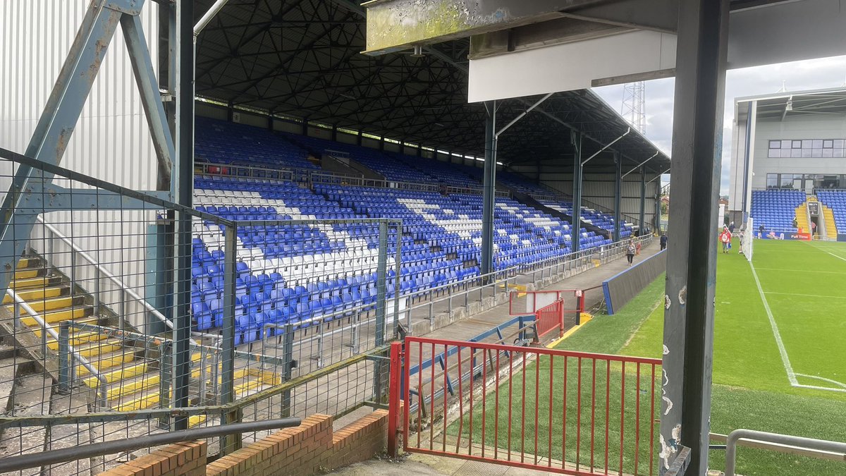 GroundhopperUK's tweet photo. Oldham Athletic v Lincoln City
Saturday 20th July 2024 
Pre-season Friendly
#Oldham #BoundaryPark #NonLeague #football #groundhopping #footballgrounds https://t.co/hFg9NpB8q9
