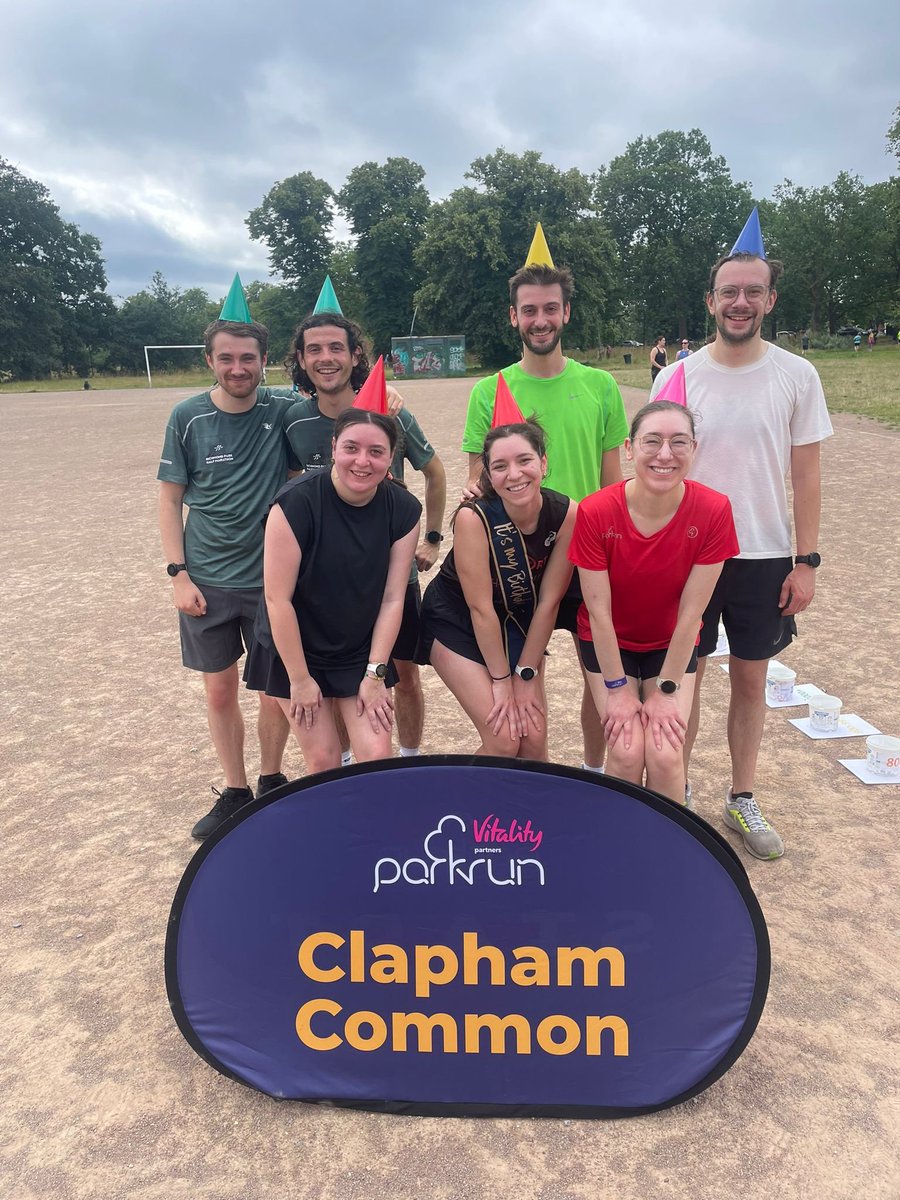 29th birthday parkrun with hats! Seeing in the new year right #parkrun