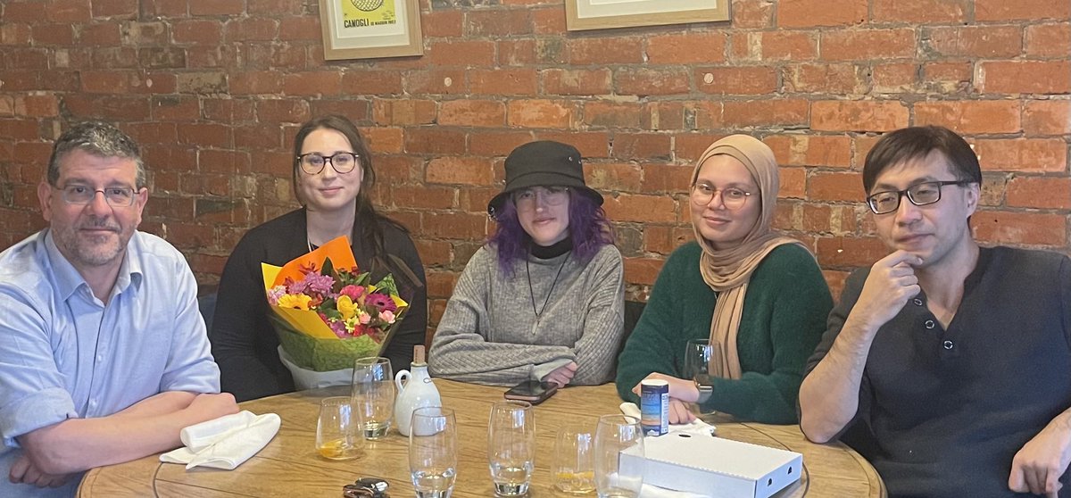 Belated lab lunch to celebrate Claire’s MPhil completion! Well done Claire!